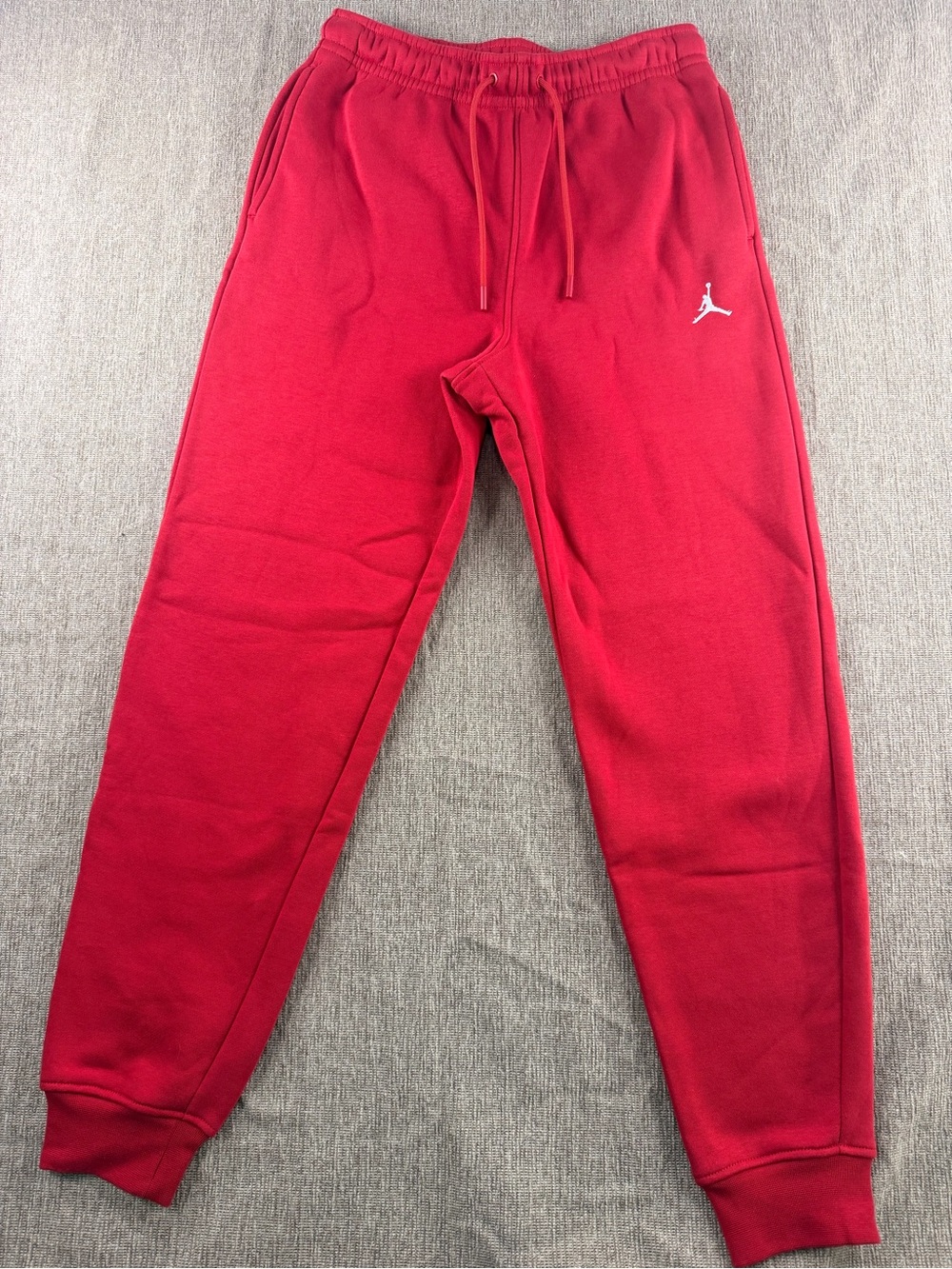 Nike Air Jordan Brooklyn Fleece Joggers Red - Size S Brand New